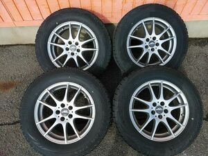 ★売切★XV他★BRIDGESTONE★BLIZZAK VRX★215/65R16★スタッドレスタイヤ＆社外アルミホイール★４本セット★(25