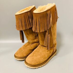 ほぼ未使用 UGG australian made ムートンブーツ スウェード