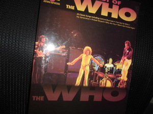 ■THE WHO BEST OF THE WHO■洋書 ギタースコア 楽譜