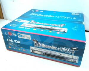 【P167】★未使用品★ LG　ビデオデッキ　LDR-V20　VHS　DVDレコーダー　Hi-Fi　ビデオデッキ　録画　ダビング CD エルジー電子