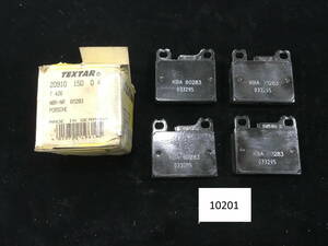  [10201] 送料込 新品 ポルシェ TEXTAR ブレーキパッド KBA60283 Porsche