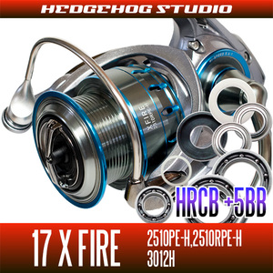 【ダイワ】17Xファイア 2510PE-H,2510RPE-H,3012H用 MAX12BB フルベアリングチューニングキット【HRCB防錆ベアリング】/.