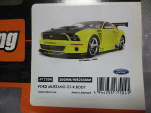 未使用未開封品 hpi racing #17504 2005 FORD MUSTANG GT-R 200MM CLEAR BODY SET FOR 1/10 TOURING CAR