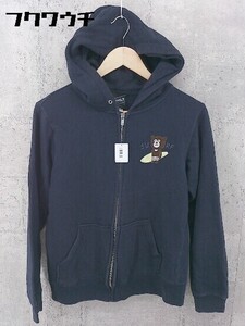 ◇ BEAMS T ビームス 長袖 ジップアップ パーカー サイズS ネイビー メンズ