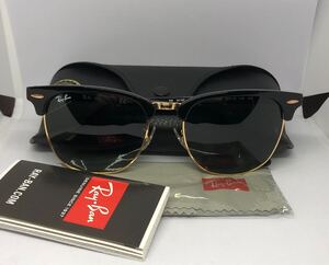 ★未使用に近い 希少★Ray-Banレイバン RB3016F CLUBMASTER W0365 *481