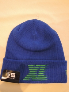 X-LARGE エクストララージ NEWERA XL CUFF BEANIE 青最新人気品