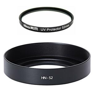 2点セット HN-52 互換 レンズフード と UVフィルター 52mmのset ニコン Z 28mm f/2.8 , Z 28mm f/2.8 SE Z 40mm f/2 対応