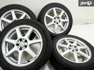 PRO V7 ホイール 16インチ 6.5J +45 5穴 PCD100 4本 205/55R16 86 BRZ レガシィ インプレッサ ★ 棚1E14