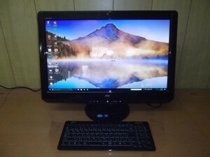 富士通一体型パソコン FH77/DD FMVF77DＤBＣ windows10 core i7？ メモリ4GB？