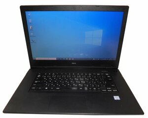 Windows10 Pro 64bit NEC VersaPro VKL21A-5 (PC-VKL21AAG5) Core i3-8145U 2.1GHz メモリ 8GB SSD 128GB DVD-ROM ACアダプタ付属なし