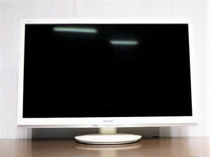 〆め1535 C-1 SHARP　AQUOS　液晶カラーテレビ　24インチ　2T-C24AD-W　2019年製　100V