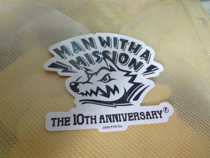 MAN WITH A MISSION ステッカー　10ｔｈ　