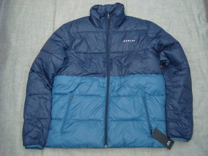 新品OAKLEY(オークリー)メンズPUFFER BLOCK COLOR UTILITY JACKET FATHOM 6AC (Mサイズ) 送込