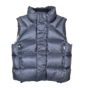 モンクレール MONCLER GILET ダウンジャケット ダウンベスト 裏地ストライプ 102-391-43305-00 アウター 黒 ブラック 4 メンズYBA10