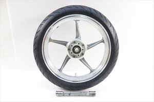 1円スタート:ZRX1100[03社外前　GALESPEED　ゲイルスピード　タイプC　フロントホイール]検ZRX1200｝F