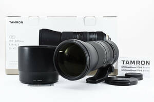 ★美品★ タムロン TAMRON SP 150-600mm F5-6.3 Di VC USD G2 A022N Nikon ニコン用 元箱付 A1534＃1990