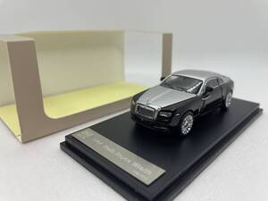 DCM 1/64 ロールスロイス Rolls-Royce Wraith ブラック×シルバー J04-R-457