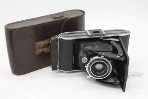 【訳あり品】 アグファ Agfa BILLY-RECORD ANASTIGMAT-JGESTAR F7.7 ケース付き 蛇腹カメラ v2965