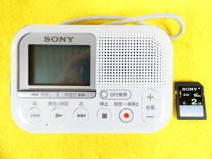 SONY ソニー ICD-LX30 ボイスレコーダー SDカード2GB付き @送料520円 (6)