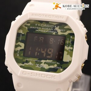 ■ カシオ G-SHOCK エックスガール コラボ 腕時計 DW-5600VT デジタル クォーツ 55.7 g メンズ ブラック 文字盤 カモフラ 箱付き