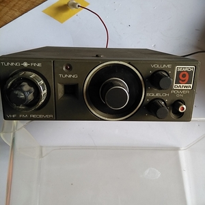 当時物、レトロ　12v daiwa search 9 SR-9 VHF FM RECEIVER