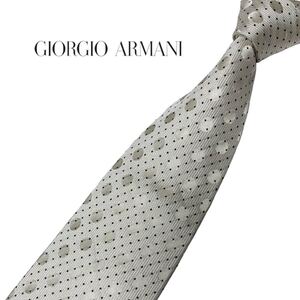 GIORGIO ARMANI ネクタイ ドット柄 ジョルジオアルマーニ USED 中古 m771