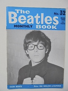 The Beatles Book MONTHLY No.32 1966. mar UK版 当時物 極美品