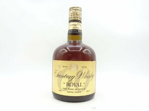 【1円】～ SUNTORY WHISKY ROYAL 60 サントリーウイスキー ローヤル 特級 丸瓶 まる 未開封 古酒 760ml 43% X213703