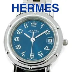 エルメス HERMÉS クリッパー CL4.210 ネイビー レディース 時計