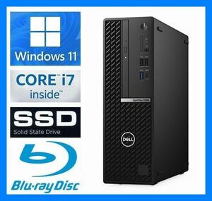 【8コア】第10世代i7-10700(4.8GHz×16)◆Blu-ray 再生/記録◆超大容量【新品SSD 2TB】M.2◆大容量メモリ32GB◆USB3.0/Type-C◆Office 2021