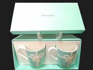 新品未使用◇自宅保管 ティファニー ブルーリボン マグカップ ≪ペア≫ TIFFANY&Co. ※追加出品予定あり