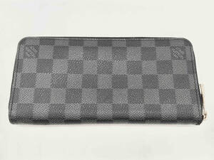 LOUIS VUITTON／ダミエグラフィット／ジッピーウォレットヴェルティカル／機番無／財布