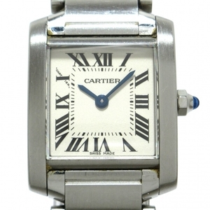 Cartier(カルティエ) 腕時計 タンクフランセーズSM W51008Q3 レディース SS アイボリー