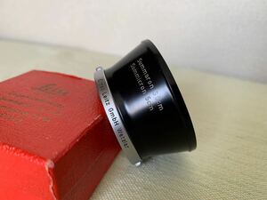 【美品】ライカ ズマロン3.5㎝ ズミクロン5㎝ 用 フード ITDOO 元箱付き　 LEICA LEITZ Summaron 3.5cm summicron 5cm lenz hood