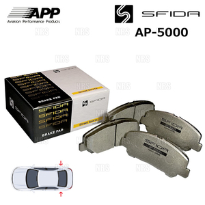 APP エーピーピー SFIDA AP-5000 (リア) アルト HA21S/HB21S 94/11～98/10 (388R-AP5000