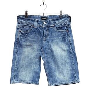 ●洗濯プレス済み● BEAMS BOY ビームスボーイ デニムハーフパンツ ショーツ ビンテージライク size1【2148】