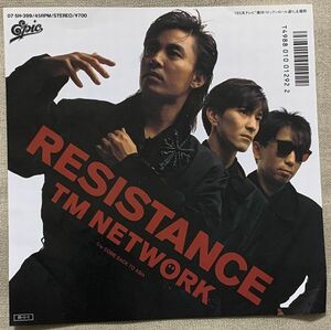 シングル TM NETWORK Resistance Come Back To Asia 小室みつ子 小室哲哉 木根尚登 07・5H-399