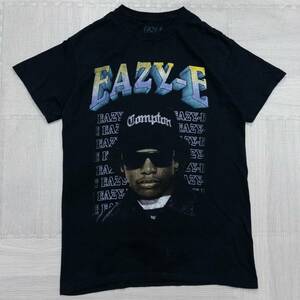 古着 00s EAZY-E ラップＴシャツ ブラック メンズＳ