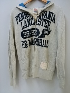 FRANKLIN&MARSHALL　ジップアップパーカー　Sサイズ