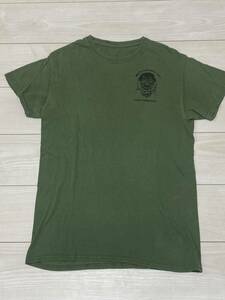 沖縄米軍放出品　Tシャツ　ミリタリー OKINAWA MARINES 古着　USMC サバゲー　半袖(10-4)