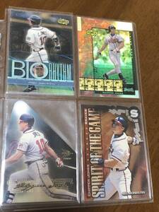 MLB Chipper Jones インサート4枚セット　チッパー・ジョーンズ　braves