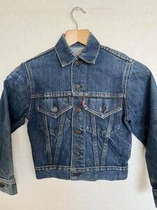 60s70s LEVI’S リーバイス 70805 BIGE 4th ボーイズ デニムジャケット Gジャン USA製 / ビンテージ キッズ 子供服 70505 