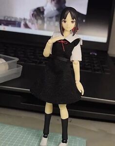 1/12スケール 6インチ　女性フィギュア衣装セット　　お嬢様　ワンピースミニスカート