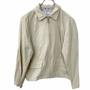 TOMMY HILFIGER ジップアップジャケット Sサイズ トミーヒルフィガー ベージュ 古着卸 アメリカ仕入 t2209-3155