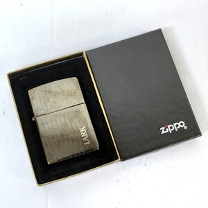 H864-NG2-158▲ Zippo ジッポ オイルライター LARK ラーク ブラック 火花あり ケース付き