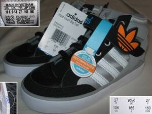 ★新品 ハワイで購入 2013 adidas Hard court Big Tref アディダス ハード コート ビッグ トレフォイル US10K 16.5cm KIDS キッズ 子供靴★