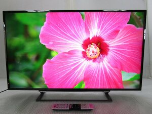 ☆TOSHIBA 東芝 REGZA 43V型 4K対応 液晶テレビ 外付けHDD対応 43G20X 2016年製 リモコン付き 直接引取OK w6610