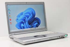 1円スタート ノートパソコン Windows11 WPS office搭載 Panasonic レッツノート CF-SZ6 第7世代 Core i5 SSD256GB メモリ8GB カメラ