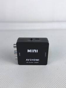 A9845●MINI AV2HDMI HDMI RCA 変換アダプター 変換コンバーター 本体のみ 【未確認】