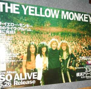 ◆ポスター◆THE YELLOW MONKEY／SO ALIVE／１／ザ・イエロー・モンキー／イエモン